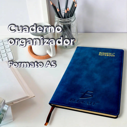 Libreta Organizador Con Portada Elegante Y Acolchada