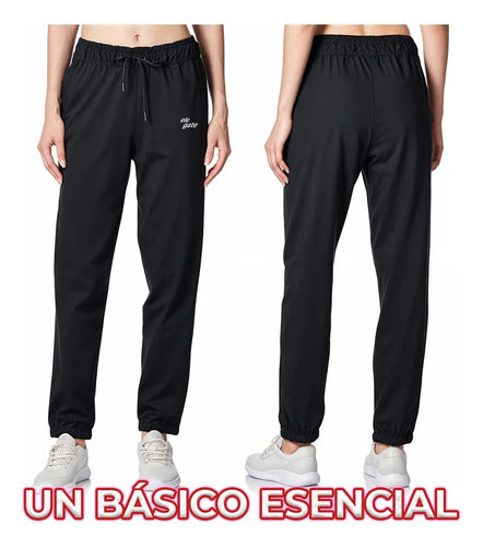 Pantalones Deportivos De Algodón Para Mujer Estilo Y Negro Xl