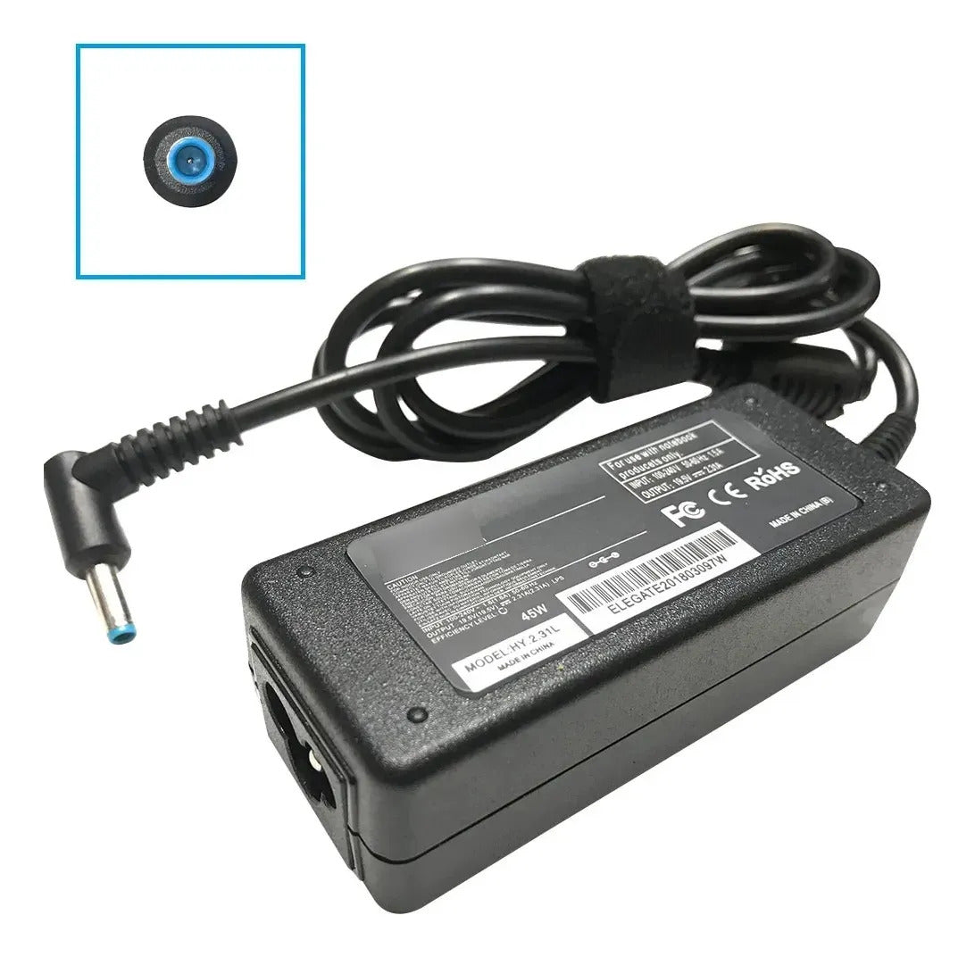 Cargador Laptop Para Hp 19.5v 2.31a 40w Punta Azul