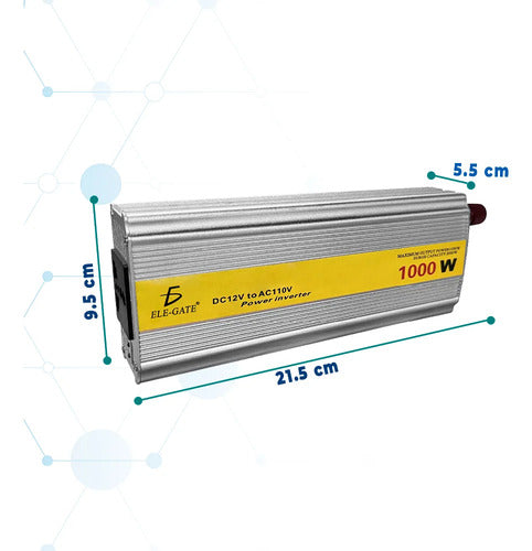 Inversor De Corriente 1000w - Convertidor De Onda