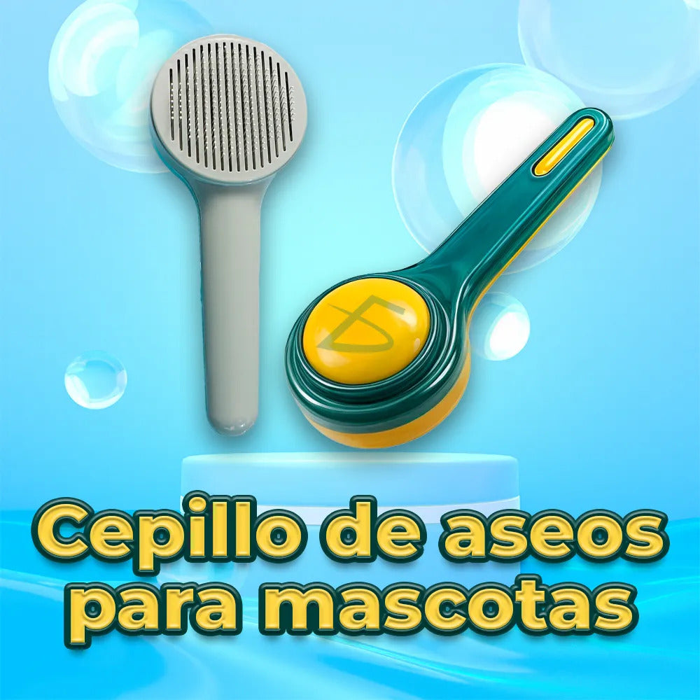 Cepillo Para Gato Con Cerdas Especiales Para Pelo Largo