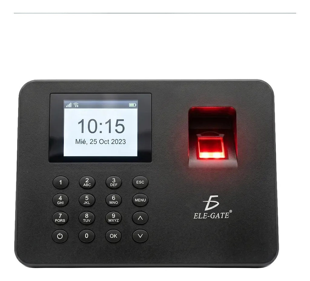 Reloj Checador Biométrico Digital Con Huella Control De