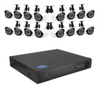 Kit de videovigilancia con 16 cámaras cctv y dvr