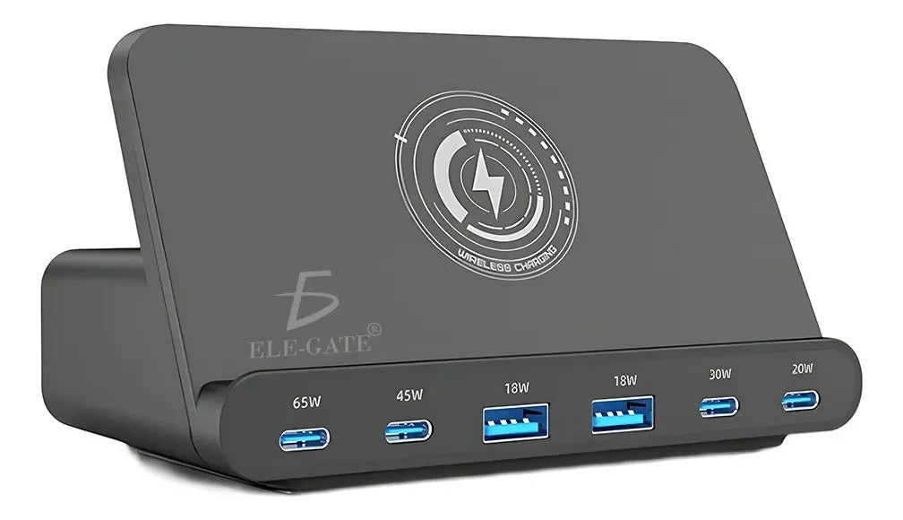 Cargador Inalambrico Rapido Para Celular De Escritorio 7 En