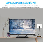 Mini adaptador USB WiFi y Bluetooth 2 en 1
