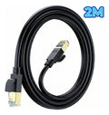 Cable de red cat 8 40 gbps doble blindaje disponible en 2 m