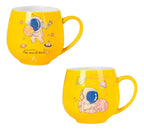 Taza De Ceramica Con Dibujos De Astronauta