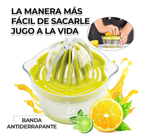 Exprimidor Manual De Jugo Ele-gate Para Cítricos Y Frutas