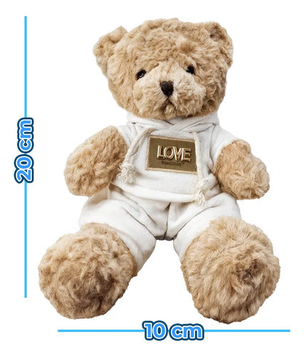 Oso De Peluche Con Sudadera De Moda