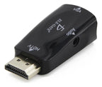 Adaptador Convertidor Hdmi A Vga Audio 3.5