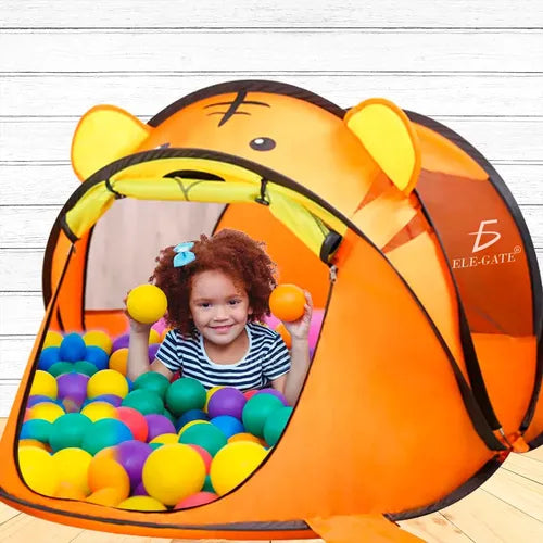 Casa De Juego Plegable De Animales Para Niños - Diversión Y