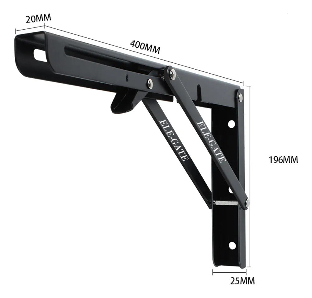 Soporte De Mensula Abatible Plegable De 40cm 1 Par Color