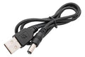 Cable de alimentación USB a 5.5X 2.5mm 5V a 0.5A