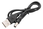 Cable de alimentación USB a 5.5X 2.5mm 5V a 0.5A