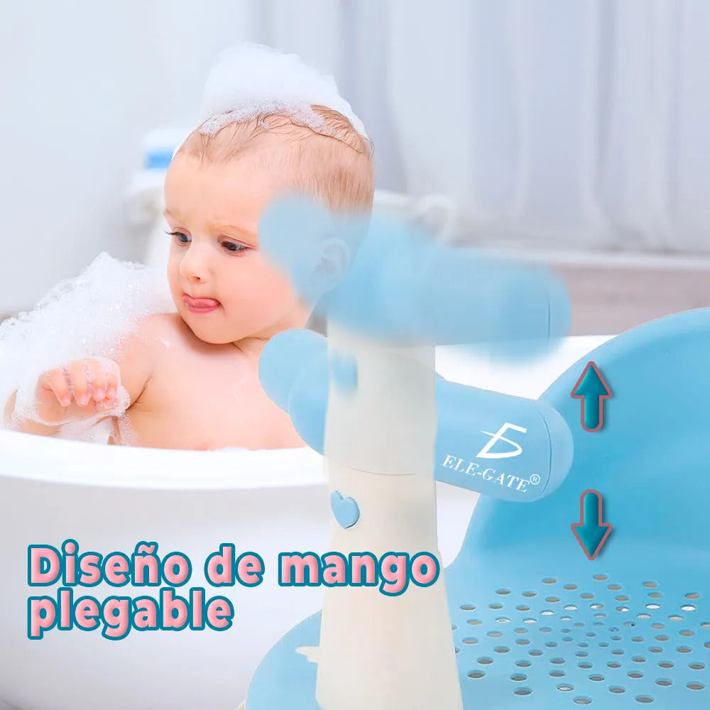 Asiento De Baño Para Bebé Con Respaldo Y Ventosas