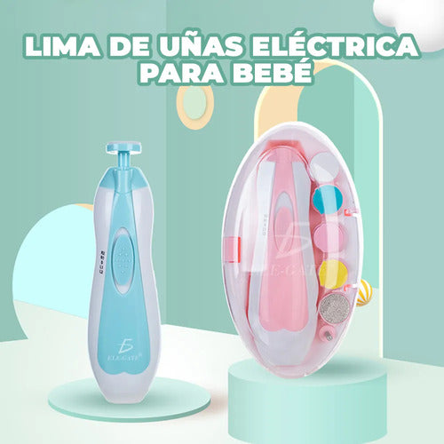 Cortaúñas Eléctrico Para Bebé 8 En 1