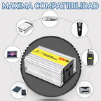 Inversor Voltaje Con Cargador Ups Volta 12vdc 110vac 500w