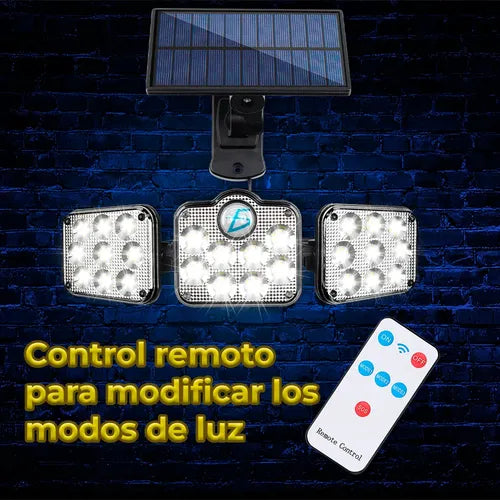 Lampara Led Solar Con Sensor De Movimiento Impermeables