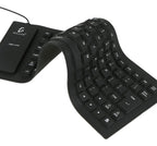 Elegate Mini Teclado Plegable Flexible Con Cable Usb Para