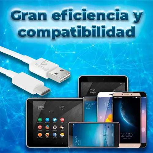 Cable Usb-c De 2 Metros - Carga Rápida Y Transferencia De