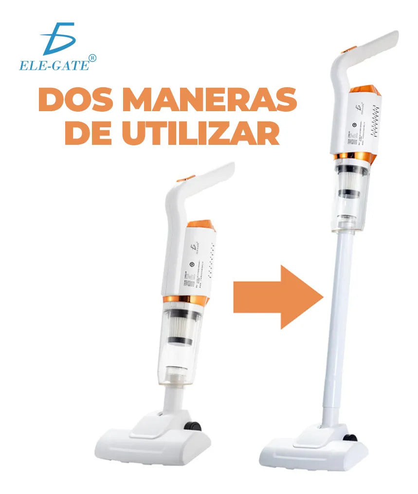 Aspiradora Inalámbrica Vertical Multifuncional Lavable Blanco