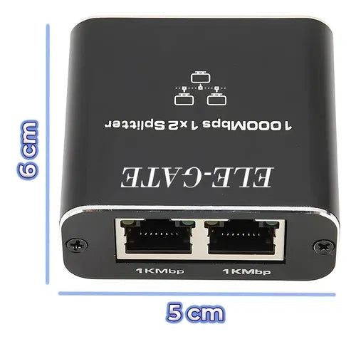 Divisor De Ethernet De 1 A 2 De Alta Velocidad 1000mb
