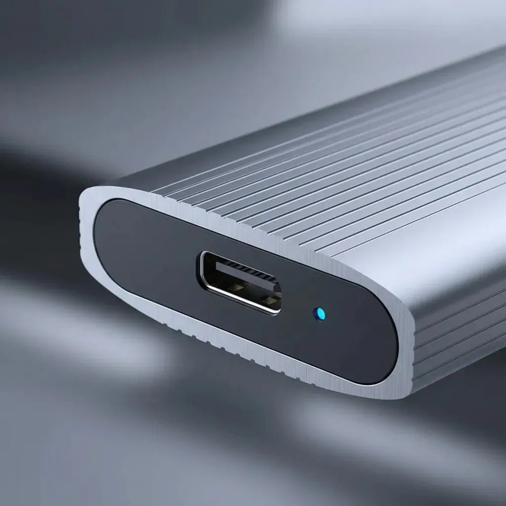 Gabinete M.2 Nvme Ngff Velocidad 10 Gbps Aluminio Gris