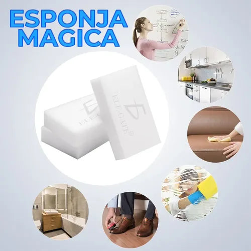 Esponja Mágica Magiesponja Para Limpieza Paquete 10 Pzs