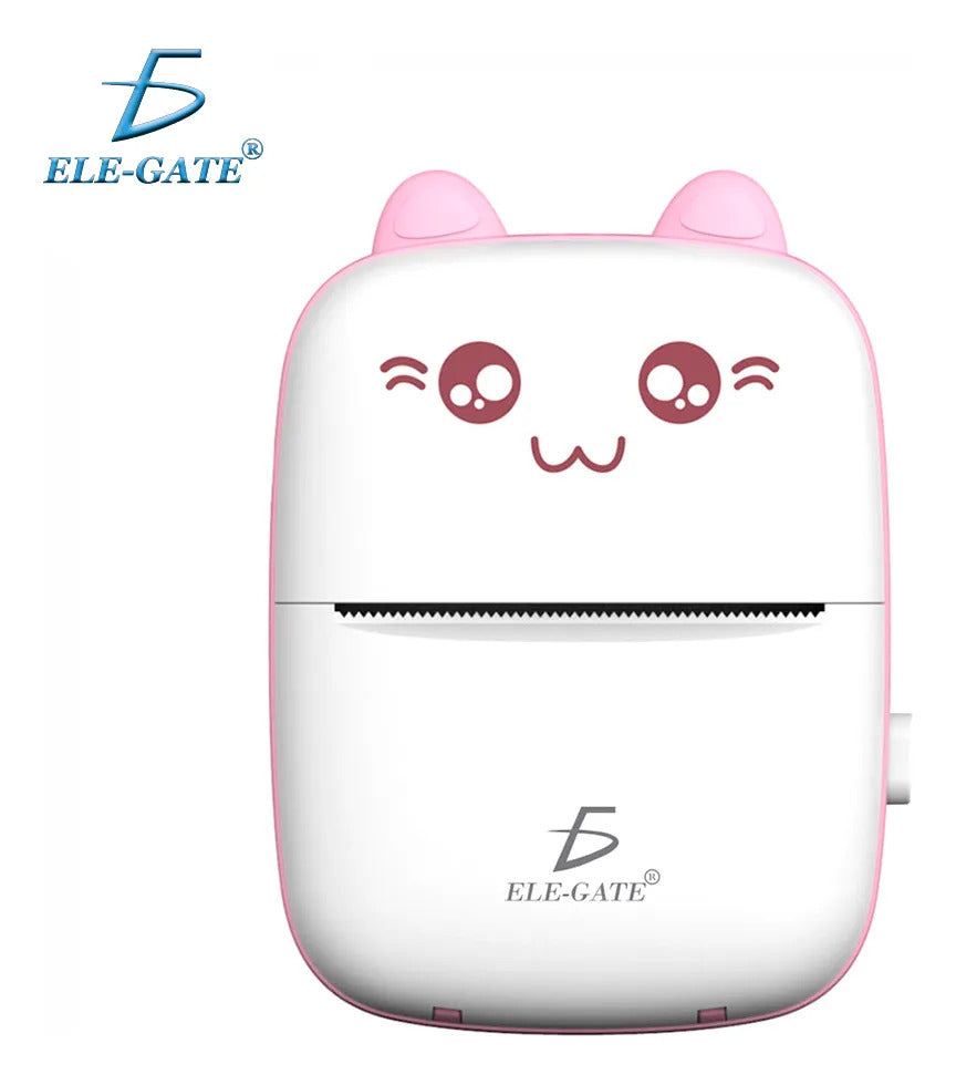 Elegate Mini Impresora Térmica Portátil Bluetooth Para Azul