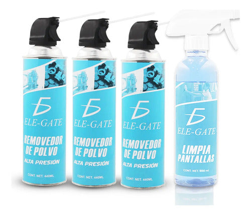 Paquete De 3 Aires Comprimidos 440ml Mas Un Liquido Limpia