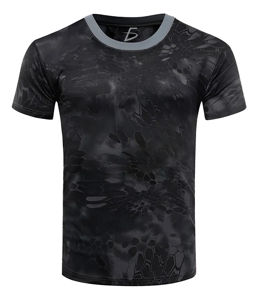 Playera Táctica Unisex Talla Xxl Super Transpirable Negro Xxl