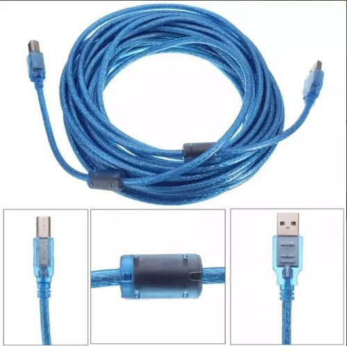 Cable Usb A B Macho 1.5m Impresora Escaner Multifuncional
