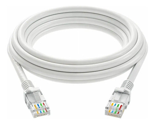 Cable red 5 mts categoría CAT6 utp RJ45 ethernet internet