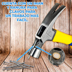 Martillo Con Cabeza Imantada Y Cuerpo De Fibra De Vidrio