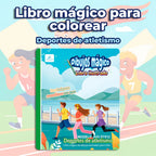 Libro Mágico Infantil Para Colorear Cultura Deportiva