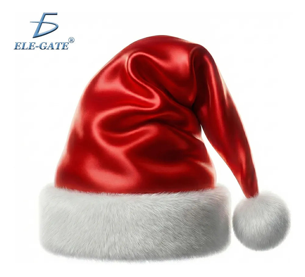 Gorro navideño Santa claus de 40 cm con acabado satinado