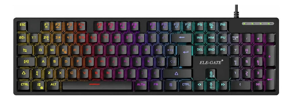 Teclado mecánico RGB 105 teclas USB