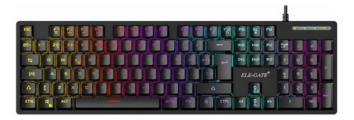 Teclado mecánico RGB 105 teclas USB