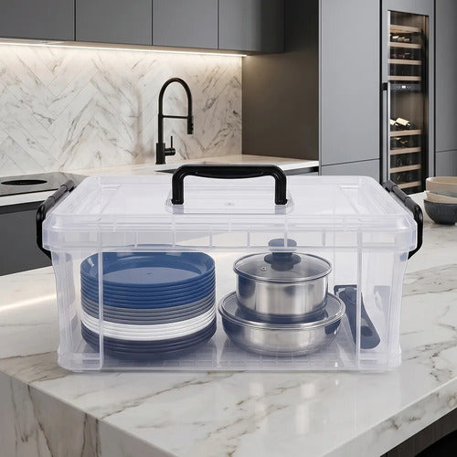 Caja Hermética 6l Con Doble Sellado Y Asa De Transporte |