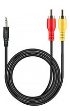 Adaptador De Cable Jack 3.5mm A Salida De Audio Rca