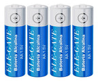 Paquete De 4 Pila Alcalinas Sin Mercurio Aa De 1.5v 48x13mm