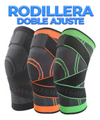 Rodillera De Tejido 3d Transpirable Antideslizante Ajustable