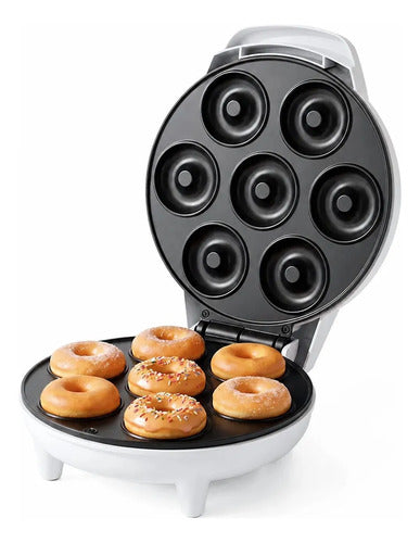 Máquina Eléctrica Para Mini Donas 7 Piezas Con Luces