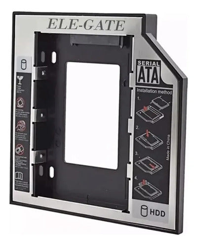 Adaptador Caddy Disco Duro Sata 2.5 Laptop 12.7mm