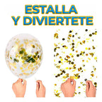 Kit De Globos Para Año Nuevo - Botella De Champán Y Estrella