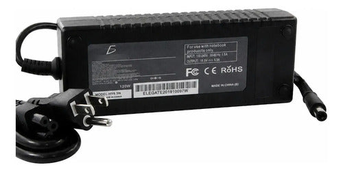 Cargador Laptop Compatible Con Hp 18.5v 6.5a 120w 7.4 5.0mm