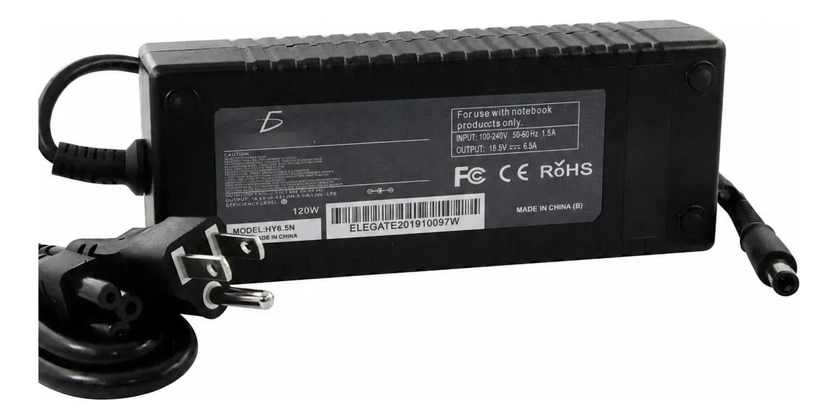 Cargador Laptop Compatible Con Hp 18.5v 6.5a 120w 7.4 5.0mm