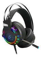 Audifonos Gamer Para Ps4 Xbox Pc Led Rgb Negro