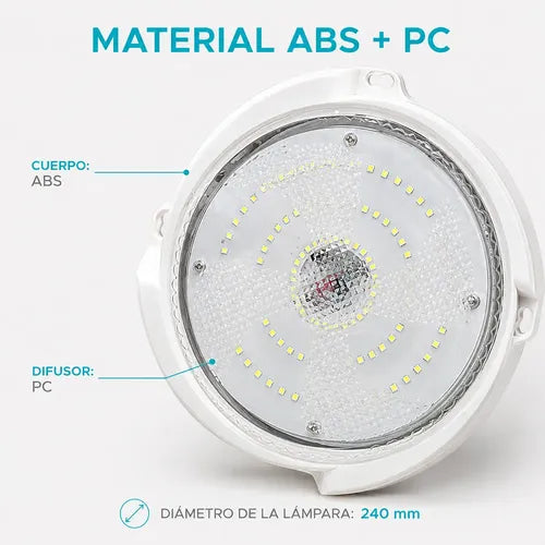Luz De Techo Solar Para Interior 100 W Con Sensor De Luz Y