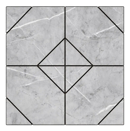 Azulejos Adhesivos Efecto Mármol De Pvc 30 × 30 Cm Paquete
